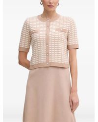 Morgan - Check-Pattern Two-Piece Mini Dress - Lyst