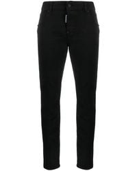 DSquared² - Low-Rise Tapered Jeans - Lyst