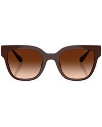COACH - Cft88 Squared-Frame Sunglasses - Lyst