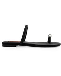 Simon Miller - Pipe Crystal-Embellished Flat Sandals - Lyst