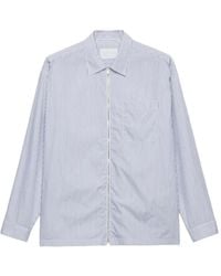 Prada - Cotton Zipper Shirt - Lyst