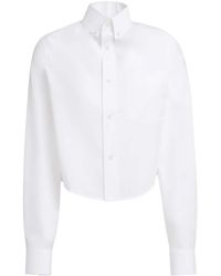 Marni - Cropped-Hemd aus Baumwolle - Lyst