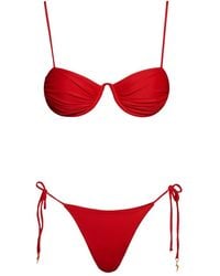 Noire Swimwear - Bikini con cierre de lazo - Lyst