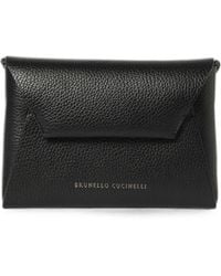 Brunello Cucinelli - Leather Shoulder Bag - Lyst