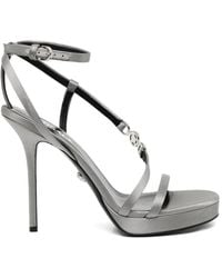 Versace - Sandales À Détails De Chaînes - Lyst