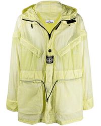 Stone Island - Reflective Grid Parka Coat - Lyst
