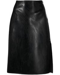 Kwaidan Editions Rubber Pencil Skirt - Black