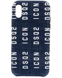 DSquared² - Denim Logo Iphone X Case - Lyst