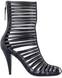 Givenchy - Cage Stiefeletten Aus Leder - Lyst