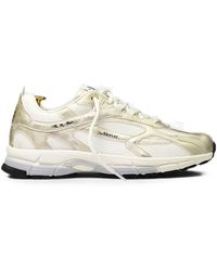 The Mercer Brand - Metallic-Effect Panelled Sneakers - Lyst
