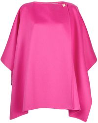Valentino Garavani - Draped Button Cape - Lyst