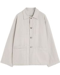 Lemaire - Spread-Collar Shirt Jacket - Lyst
