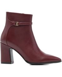 Exe' - Strap Leather Boots - Lyst