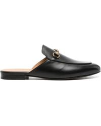 Gucci - Women's Princetown Leather Slipper - Lyst