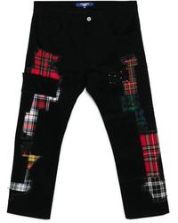 Junya Watanabe - Vaqueros con diseño patchwork - Lyst
