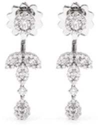 YEPREM - 18Kt Diamond Drop Earrings - Lyst