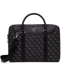 Guess - Logo-Plaque Laptop Bag - Lyst