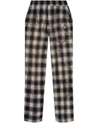 MISBHV - Plaid Straigth-Leg Trousers - Lyst