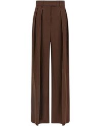 Brunello Cucinelli - Linen Blend Sartorial Trousers - Lyst