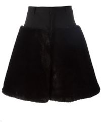 Noir Kei Ninomiya - Synthetic Fur Skirt - Lyst