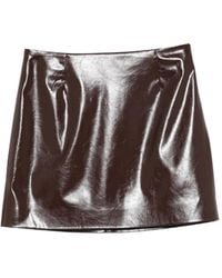 Manuel Ritz - High-Shine Mini Skirt - Lyst