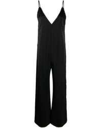 Jil Sander - Tuta Intera Smanicata Con Scollo A V - Lyst