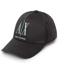 ARMANI EXCHANGE - Logo-Detail Baseball Cap - Lyst