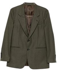 Reveres 1949 - Houndstooth-Pattern Single-Breasted Blazer - Lyst