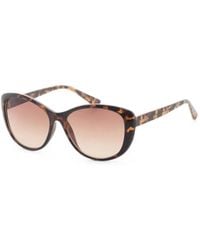 Calvin Klein - Tortoiseshell-Effect Cat-Eye Frame Sunglasses - Lyst