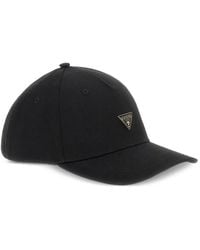 Guess - Logo-Plaque Baseball Cap - Lyst