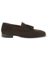 BOGGI - Tassel-Detail Suede Loafers - Lyst