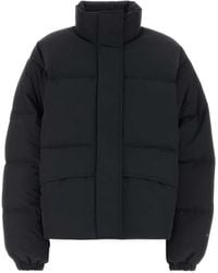 Jil Sander - Logo-Print Quilted Puffer Jacket - Lyst