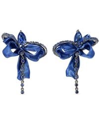 Anabela Chan - 18kt Gold Cupid's Bow Sapphire Earrings - Lyst