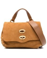 Zanellato - Baby Postina Stud-Embellished Leather Tote Bag - Lyst