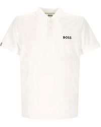 BOSS - Polo À Logo Imprimé - Lyst