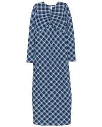 Doen - Begonia Plaid-Print Maxi Dress - Lyst
