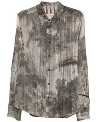 Ziggy Chen - Camisa Con Estampado Gráfico - Lyst