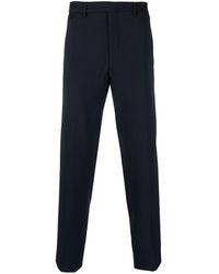 Emporio Armani - Slim-cut Tailored Trousers - Lyst