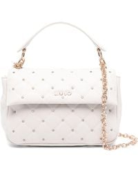 Liu Jo - Quilted Crystal-embellished Tote Bag - Lyst