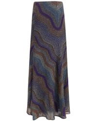 Missoni - Zigzag-Knit Maxi Skirt - Lyst