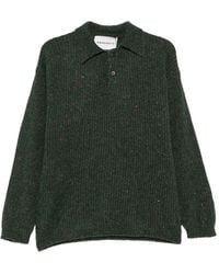 Amaranto - Polo-Collar Sweater - Lyst