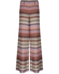 Missoni - Chevron-Pattern Trousers - Lyst