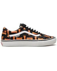 Vans - X Thrasher Old Skool Thrasher All Over Flame Logo Sneakers - Lyst