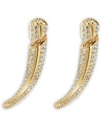 Tory Burch - Spike Ohrringe mit Kristall-Pavé - Lyst