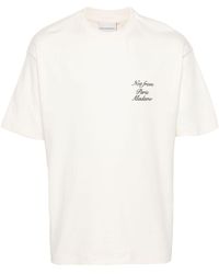Drole de Monsieur - Slogan Cursive T-Shirt - Lyst