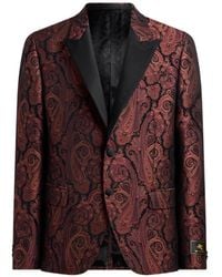 Etro - Chenille Jacquard Single-Breasted Jacket With Paisley Motif - Lyst