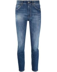 Dondup - Slim-Cut Cropped Jeans - Lyst