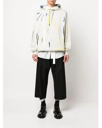 Feng Chen Wang - Tie-Dye Print Cotton Hoodie - Lyst