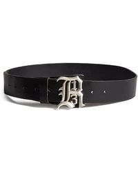 R13 - Logo-Buckle Belt - Lyst