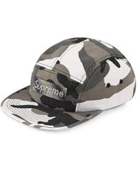 Supreme - Camp Cap Baseballkappe Mit Camouflage-Print - Lyst